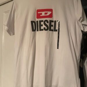 Diesel White unisex T-Shirt - 1 DAY SALE